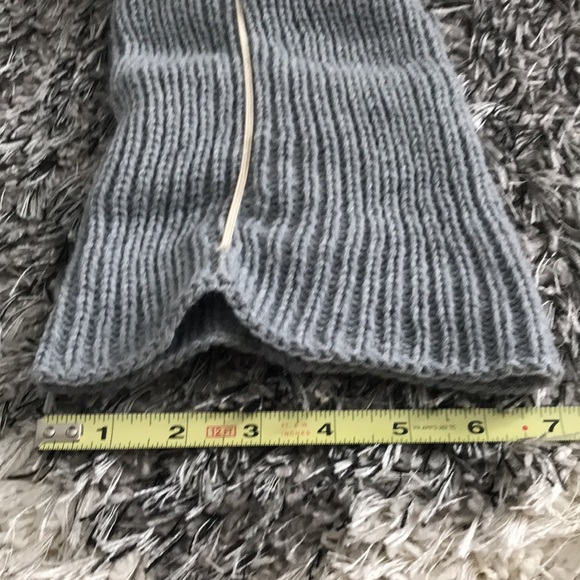 BOOT TOPPERS/LEG WARMERS GRAY KNIT CUFFED - Picture 6 of 6